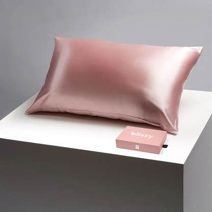 Blissy Silk Pillowcase - 100% Pure Mulberry Silk - 22 Momme 6A High-Grade Fibers