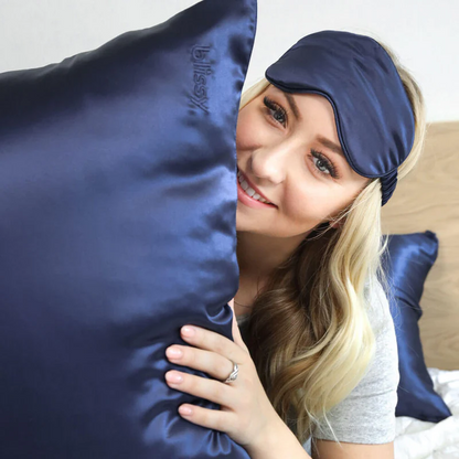 Blissy Silk Pillowcase - 100% Pure Mulberry Silk - 22 Momme 6A High-Grade Fibers