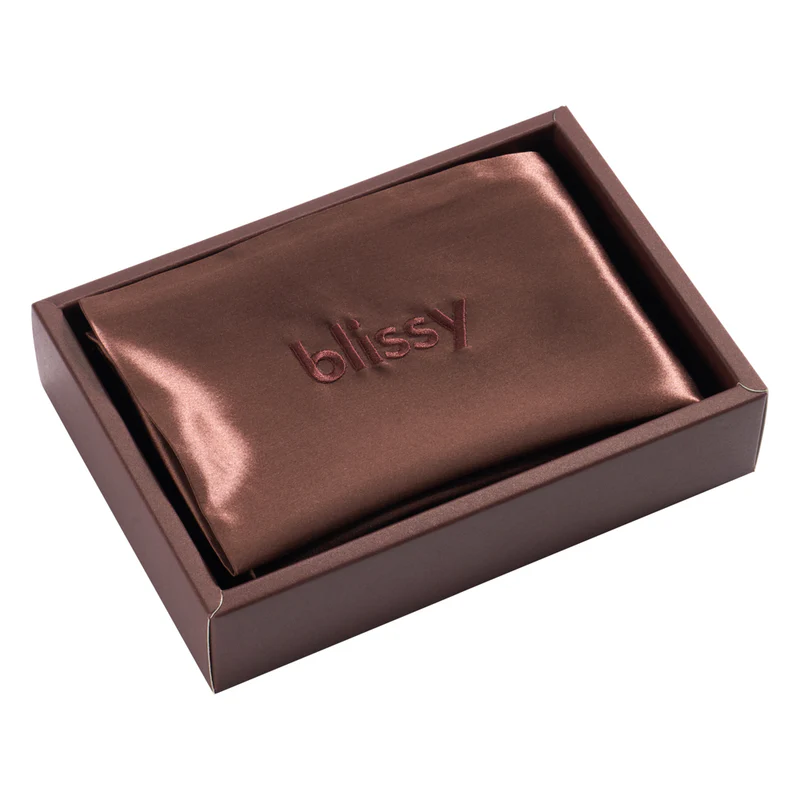 Blissy Silk Pillowcase - 100% Pure Mulberry Silk - 22 Momme 6A High-Grade Fibers