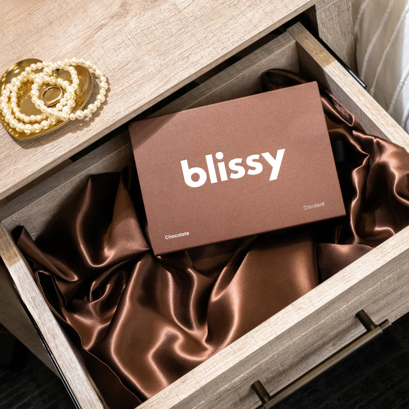 Blissy Silk Pillowcase - 100% Pure Mulberry Silk - 22 Momme 6A High-Grade Fibers
